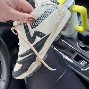 Women's White and Black Athletic Shoes